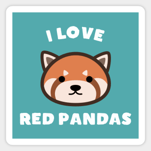 Kawaii Cute Red Panda Sticker